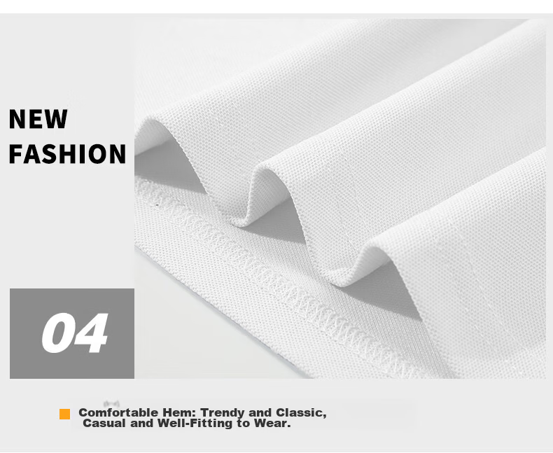 Jeanswest Men's Short Sleeve Polo Shirt 2026 Summer New Imitation Cotton Solid Color Loose Casual T-Shirt Base Shirt Black XL 20