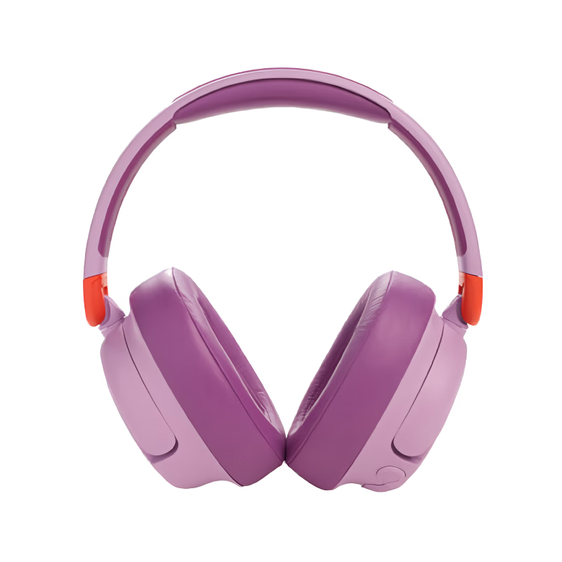 JBL JR460NC Over-Ear Noise-Cancelling Bluetooth Headphones for Kids, Essential Immersive Learning English Online Classes for Students, Airplane And High-Speed Rail Travel, Mid-Autumn Festival Gift, Cherry Blossom Purple
