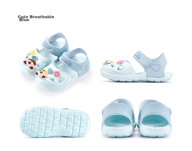 Cheerful Mario Baby Boys Summer Closed-Toe Sandals 2026 New Hollow Shoes Kids Non-Slip Soft Sole Girls Beach Shoes 13