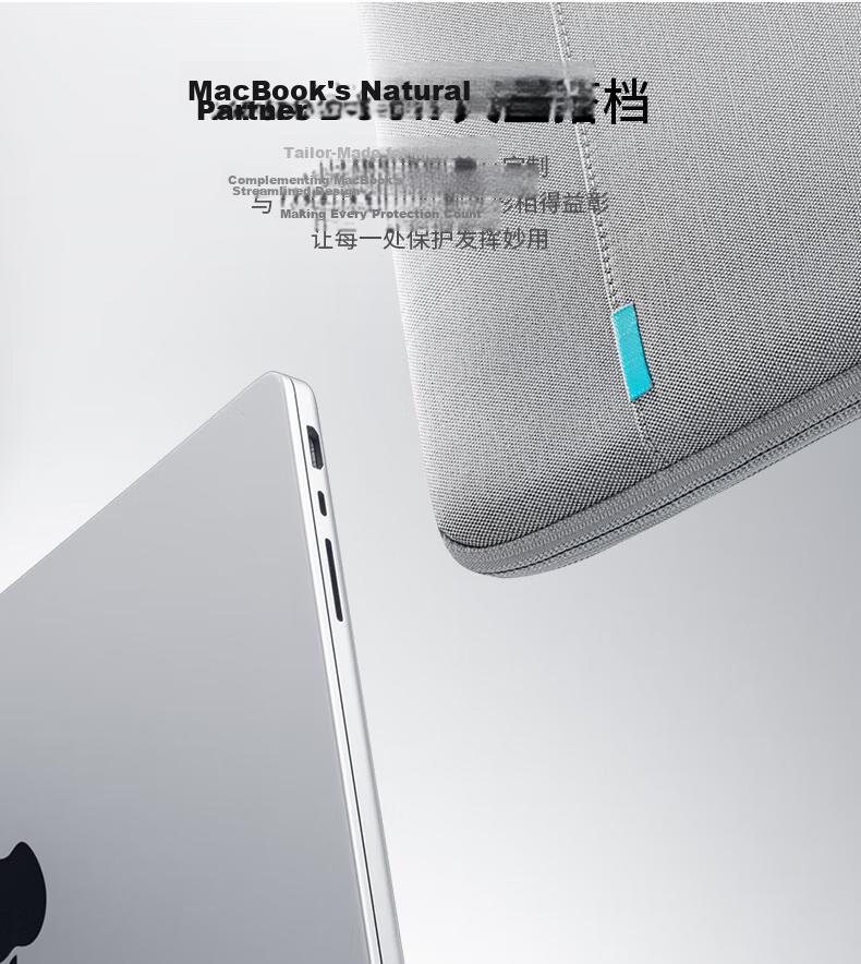 Tomtoc Laptop Sleeve, 13-Inch Thin And Simple Design, Suitable for Men And Women, Compatible with Apple MacBook Air/Neo 5