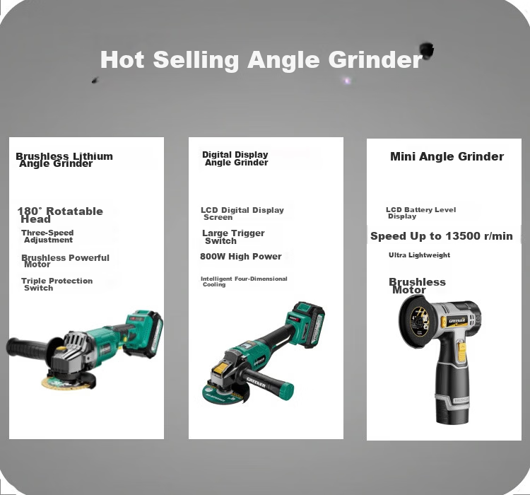 Green Forest 800W High Power Angle Grinder Cutting Polishing Electric Tool 1