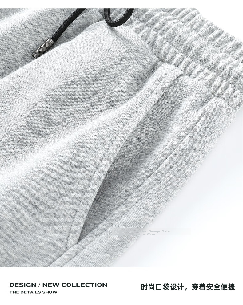 Baleno Men's Summer Heavyweight 220G Pure Cotton American Style Trendy Student Outdoor Sports Loose Casual Shorts 23