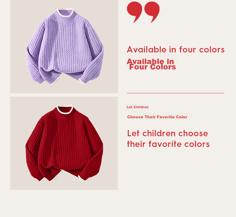PEPCO Girls' Sweater Winter 2025 New Colorblock Warm Knit Top Kids Wool Base Layer 10