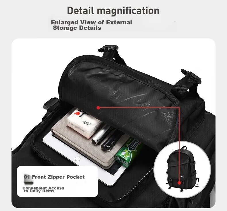 Warrior Backpack Men's Casual Water-Resistant Laptop Travel Bag Large Capacity School Bag for High School, Middle School, and College Students 17
