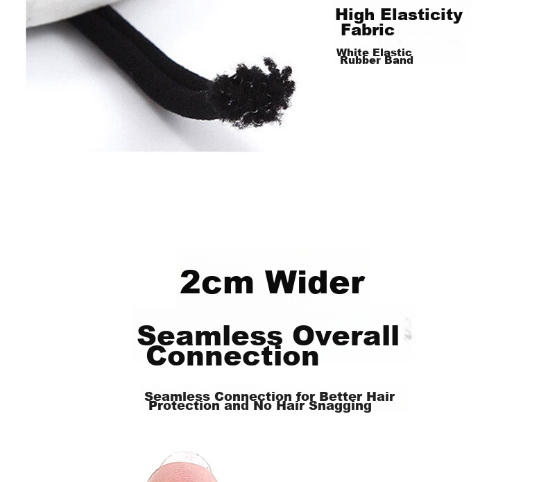 BAISHANGYITE Seamless Black Hair Ties 30-Pack Nylon High Elastic Hair Bands Hair Elastics 30 Pieces 5