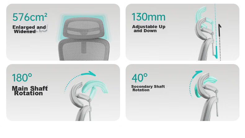 HeiBaiDiao P2 Pro 2nd Gen No.1 Store Co-Branded Ergonomic Computer Office Chair Dorm Seat 10