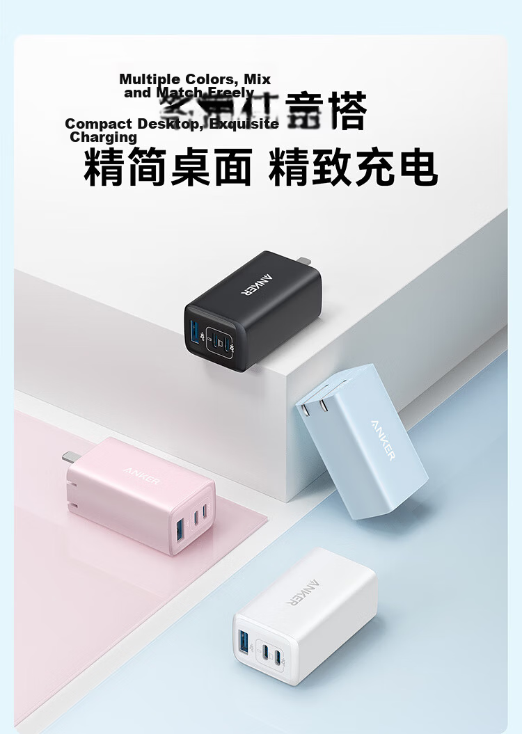 ANKE 65W Charger, Gallium Nitride Type-C Fast Charging PD45W, Compatible with Apple IPhone 17/16/15, Samsung Phones, IPad, Laptops, USB Plug, White 13