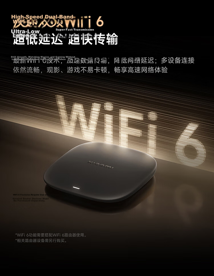 MI Piaopiao 4K High-Definition Screen Mirroring Device, True 4K Ultra-High Definition, High-Speed 5G Bandwidth, Multi-Device Connection, Enterprise Screen Mirroring Device 6