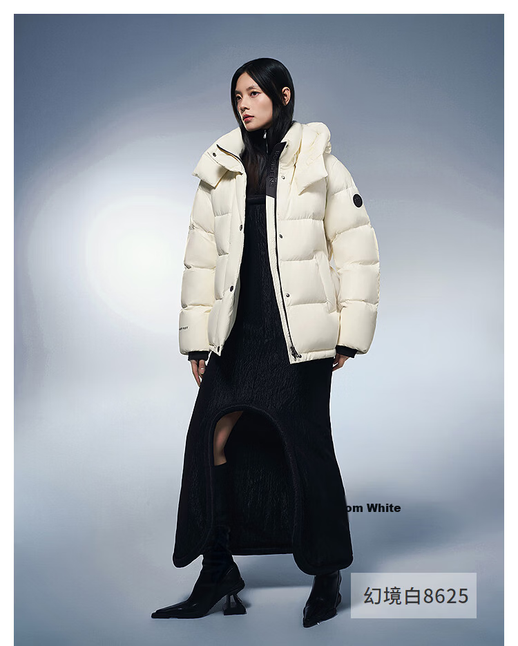 BOSIDENG Off-Season Women's Goose Down Puffer Jacket Thickened Fashionable Versatile Winter Coat Mall Hot Sale Same Style 27