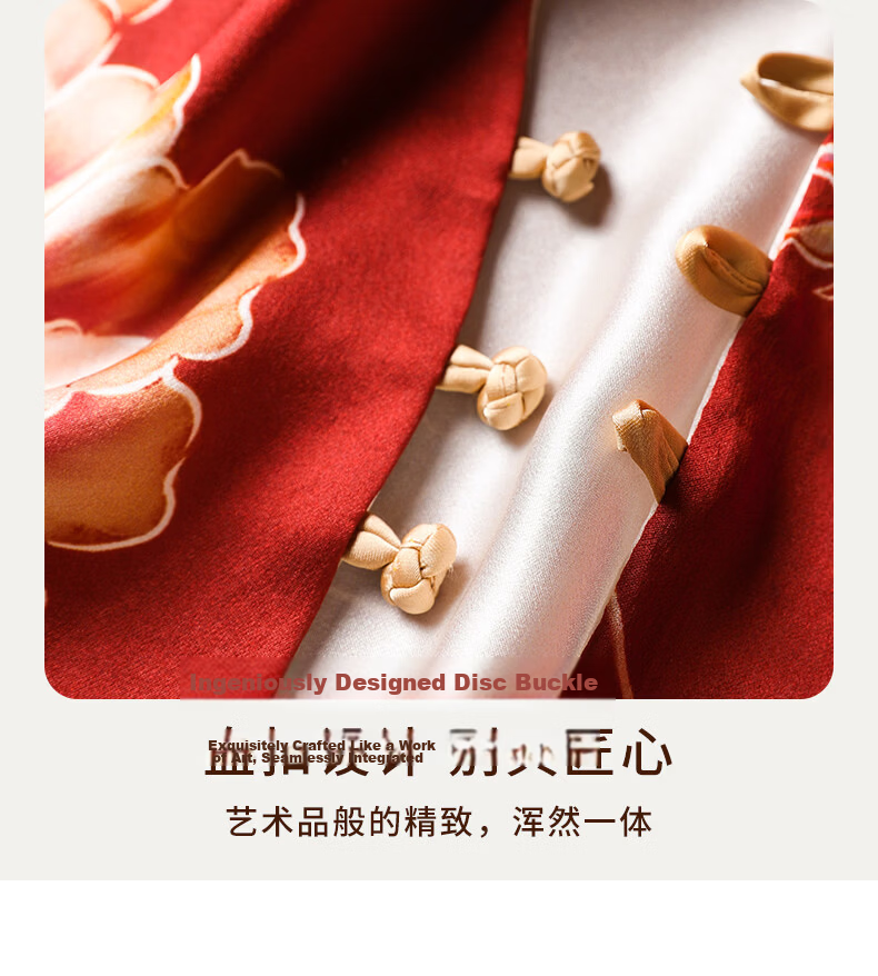 Hangsilk Road Women's Silk Scarf Double-Layer Mulberry Silk Shawl with Chinese Knot Button High-End Birthday Gift for Teacher's Day Mom and Elders 5