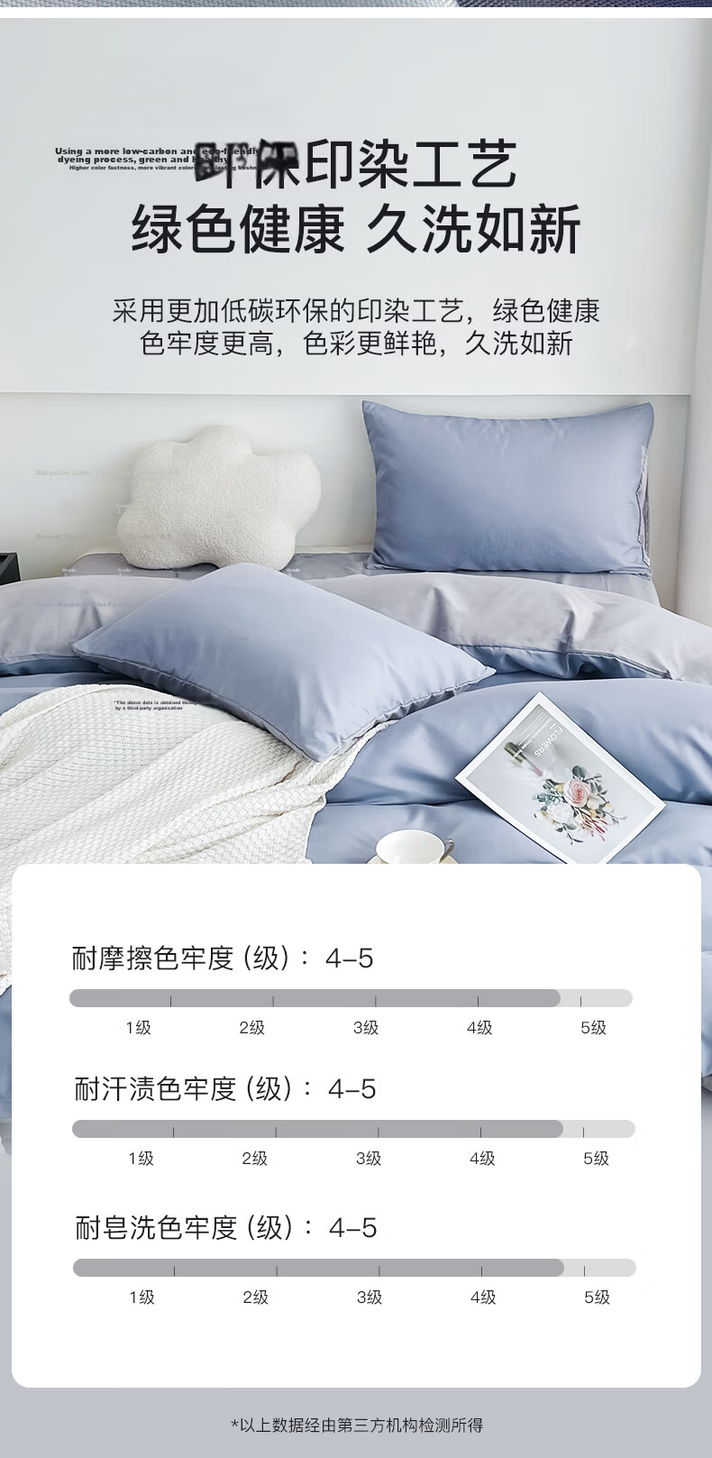 CROWN Four-Piece Bedding Set 1.8/2.0m Sheet Duvet Cover Pillowcases All-Season Luxury High-End Quilt Cover 220x240cm 6