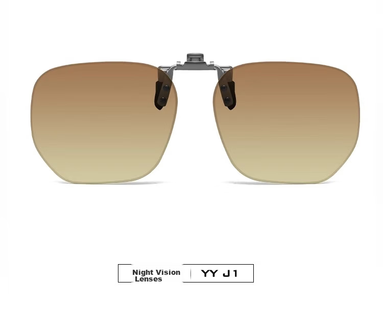 Bertha Color-Changing Clip-On Sunglasses for Men, Prescription Driving Glasses, Day and Night Use, Prescription Sunglass Overlays 37