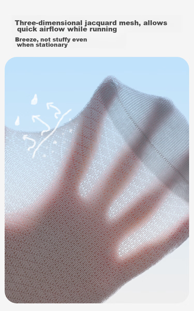 Jiusuiban 7A Antibacterial Children's Socks Unisex Spring Summer Breathable Mesh Short Cotton Socks White Sports Mid-Calf School Socks 7