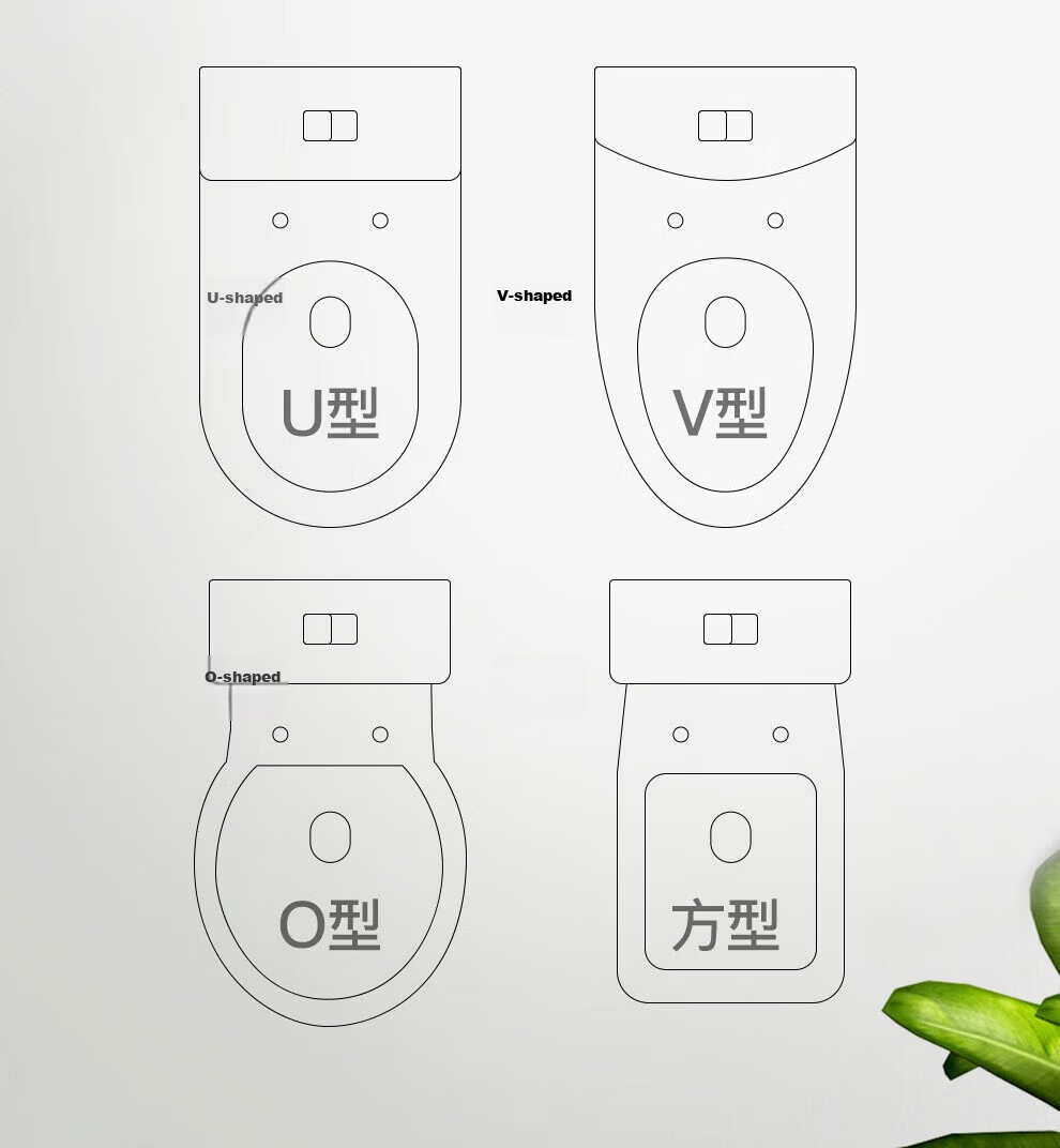 ARROW Universal Thickened Toilet Seat Cover for Home, Slow-Closing Old-Style Flush Toilet Ring AB1177-B 11