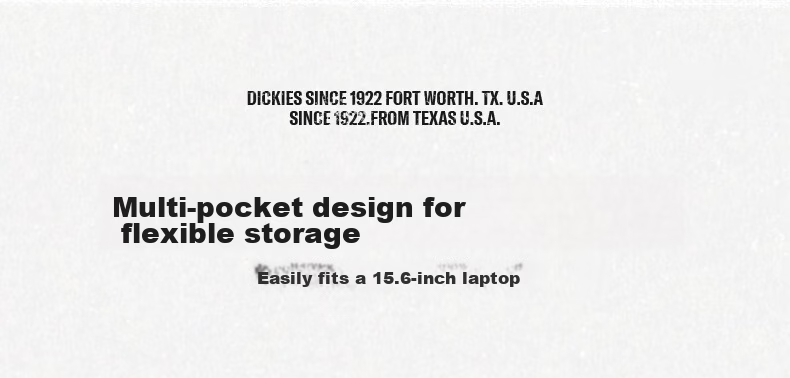 Dickies Backpack Unisex College Student School Bag Commuter Laptop Bag Large Capacity Sports Travel Outdoor Bag 2026 New 4