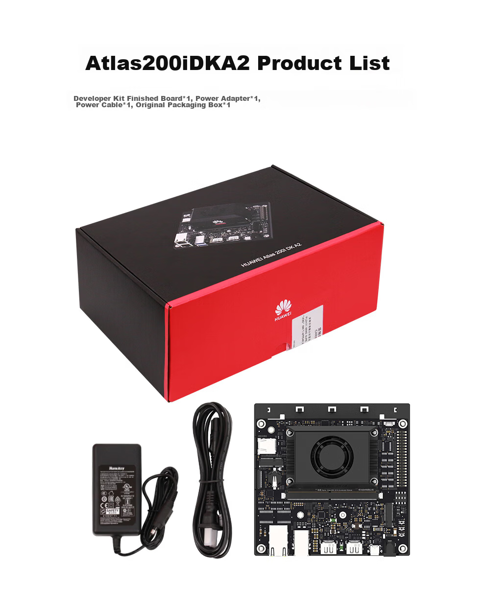 LOBOROBOT Huawei Ascend Atlas 200i DK A2 CLB Ascend Developer Kit 4G/8Tops Industrial Development Board 20