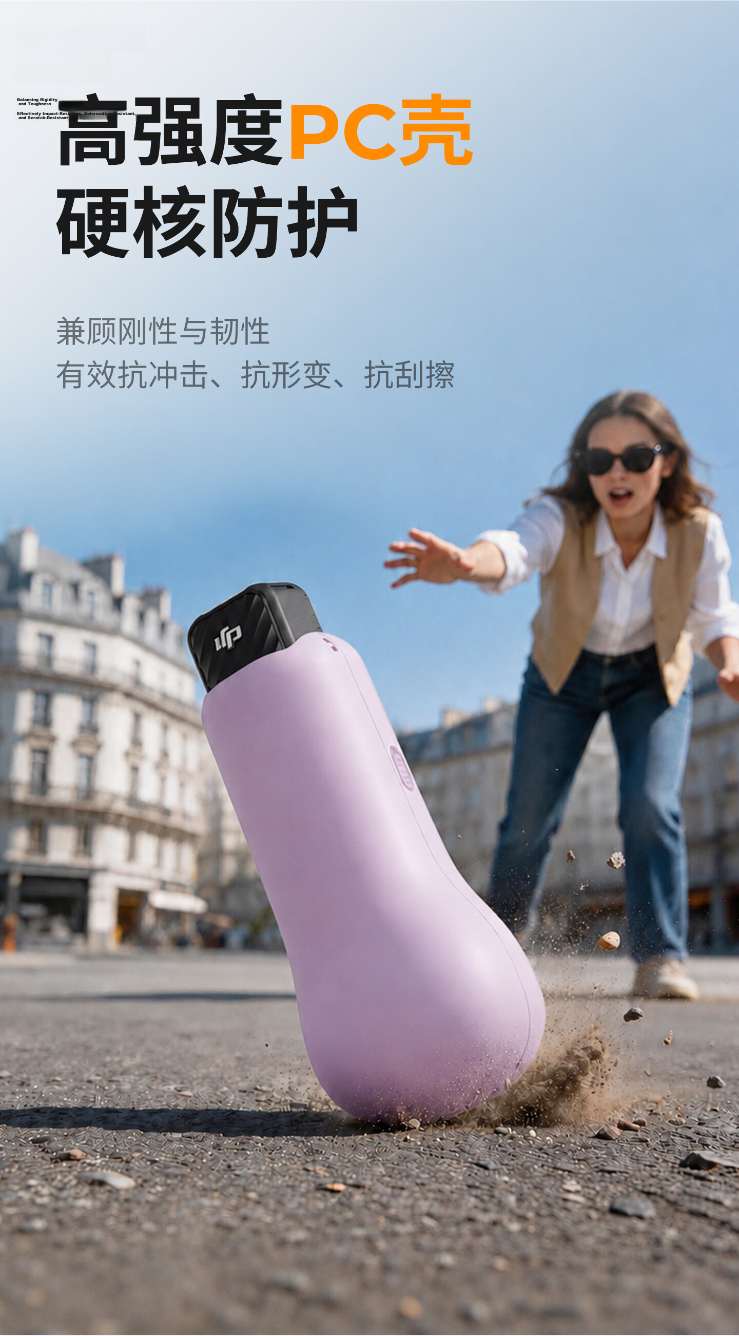 Zhuoer Protective Case for DJI Pocket 4/3 with Filter Storage, Pocket Camera Gimbal Lens Cover, Screen and Body Shell, Shockproof and Scratch-resistant, Pink Version 9