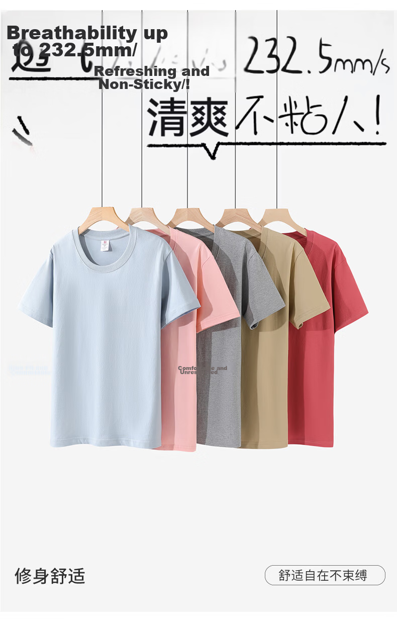TUCANO Women's Short Sleeve T-Shirt Pure Cotton Fashion Loose Comfortable Crew Neck Basic Top Daily Commuting Apparel Heather Gray XL 5