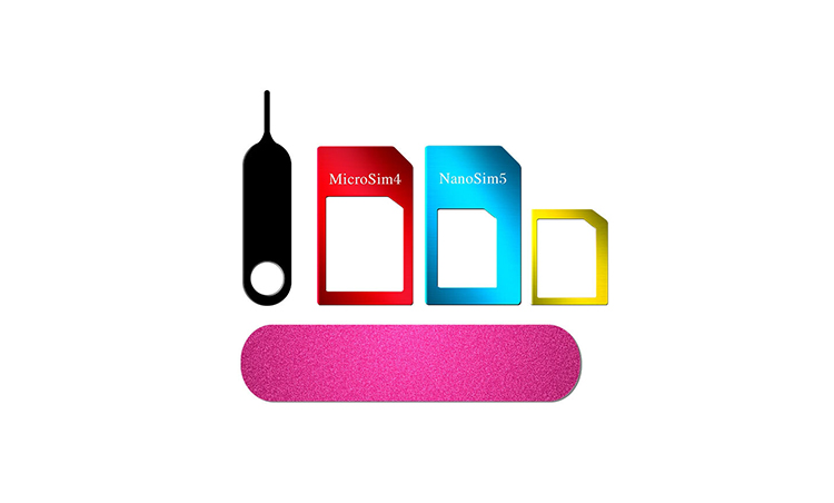 Snowkids SIM Card Adapter Kit with Micro/Nano Card Slot for iPhone 4S/5S/6/6S/7/7 Plus, Samsung/Huawei/Meizu, etc. 2