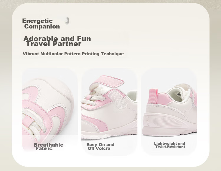 Balabala Baby Toddler Walking Shoes Kids Boys Girls Spring Autumn Non-slip Colorblock Shoes 6