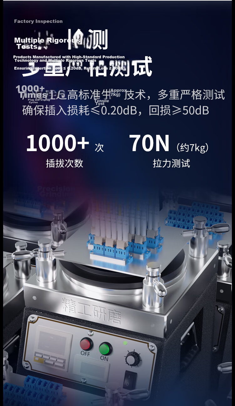 HAILE Telecom Grade Single-mode 10G Fiber Optic Patch Cable Single-mode Dual Core Φ2.0 (LC-SC, 9/125) 3m Fiber Optic Pigtail HJ-2LC-SC-S3 7
