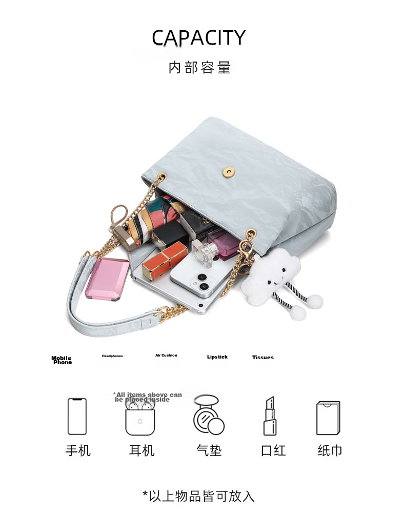 Love Sea Cowhide Leather Women's Shoulder Tote Bag Large Capacity Luxury Brand Birthday Gift Premium Feel for Girlfriend Wife 11