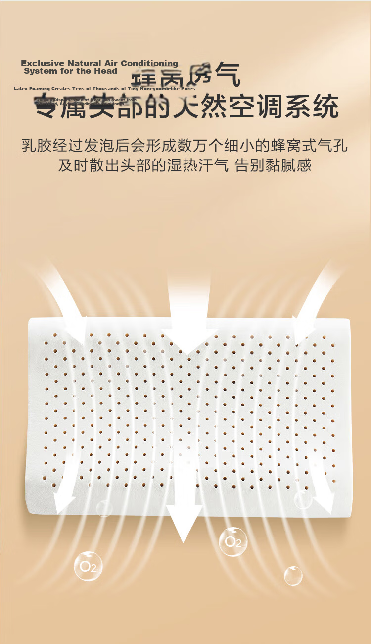 JD Jingzao Premium Pure Enjoy For U Pair Gift Box Thai Imported Core 94% Natural Latex Wave Pillow Gift Set 16