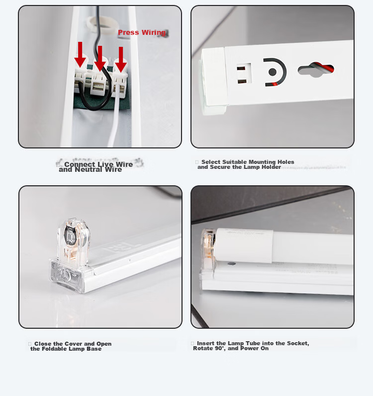 Foshan Lighting (FSL) T8 LED Tube Fluorescent Lamp Energy-saving Light Tube Double-end 1.2m 40W Daylight (6500K) 25pcs/Box 7