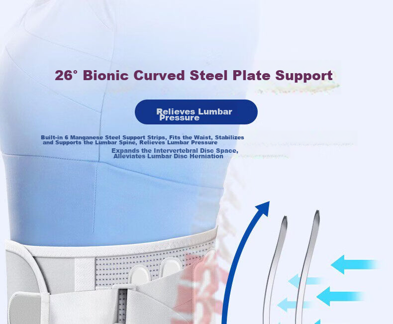 KYOLENS Medical Grade Lumbar Support Belt for Lumbar Disc Herniation, Back Support for Lumbar Muscle Strain, Unisex Waist Pain Relief Brace 5