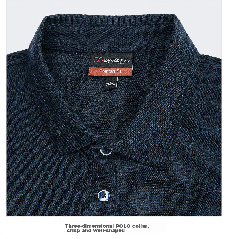 G2000 Men's 2026 Spring Summer Comfortable Short Sleeve Polo Shirt Multi-Color Cotton Pique Mall Edition 25