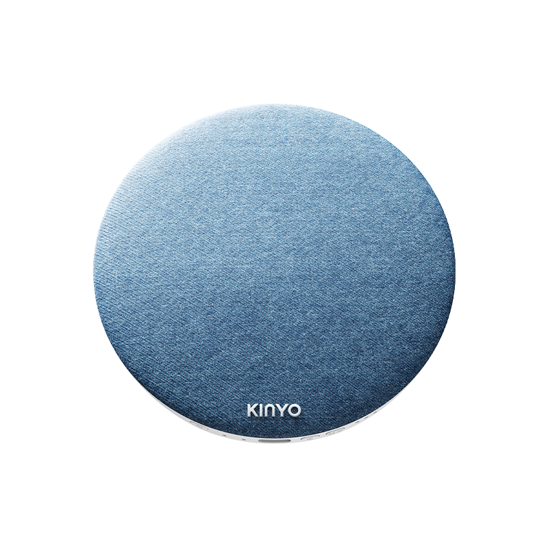 KINYO Sleep Sound Machine 2026 New Pillow Disc Bluetooth Speaker White Noise Audiobook Device Bedside Audio Gift X50