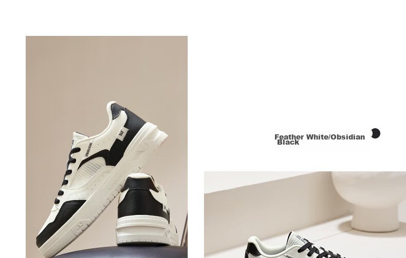 361° Men's Sports Shoes, Soda Autumn Mesh Breathable Lightweight White Sneakers, Men's Shoes 672516626-4 26