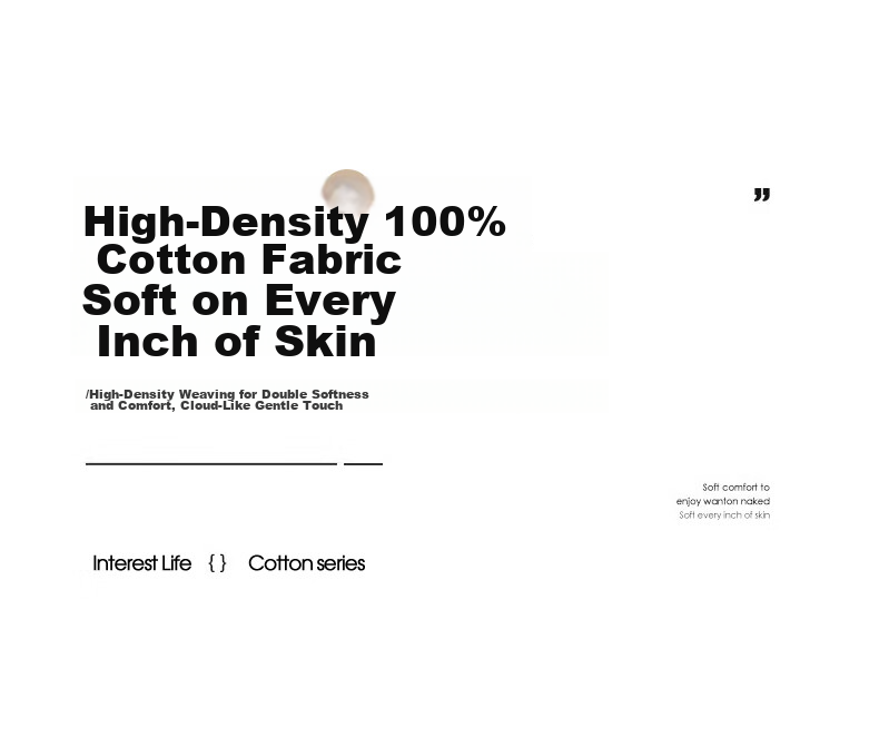 MUJI 100% Cotton Four-Piece Bedding Set, All Cotton Bed Sheet and Duvet Cover, King Size 220x240cm for 1.8/2.0m Bed 6
