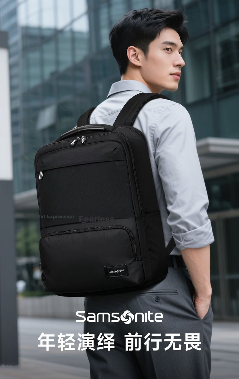 Samsonite Men's Backpack Travel Bag Business Commuter Laptop Bag Large Capacity Lightweight Stylish School Bag Gift 1