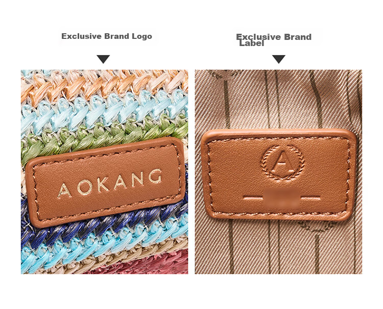 Aokang Women's New Rainbow Fashion Mobile Phone Bag Luxury Crossbody Shoulder Bag Birthday Gift Practical for Girlfriend 7