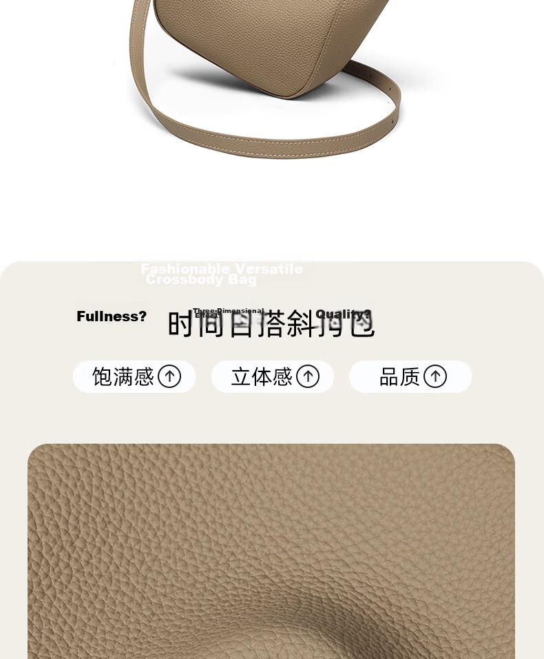 Viney Women's Leather Crossbody Dumpling Bag Luxury Commuter Shoulder Bag Birthday Gift for Girlfriend Wife 10