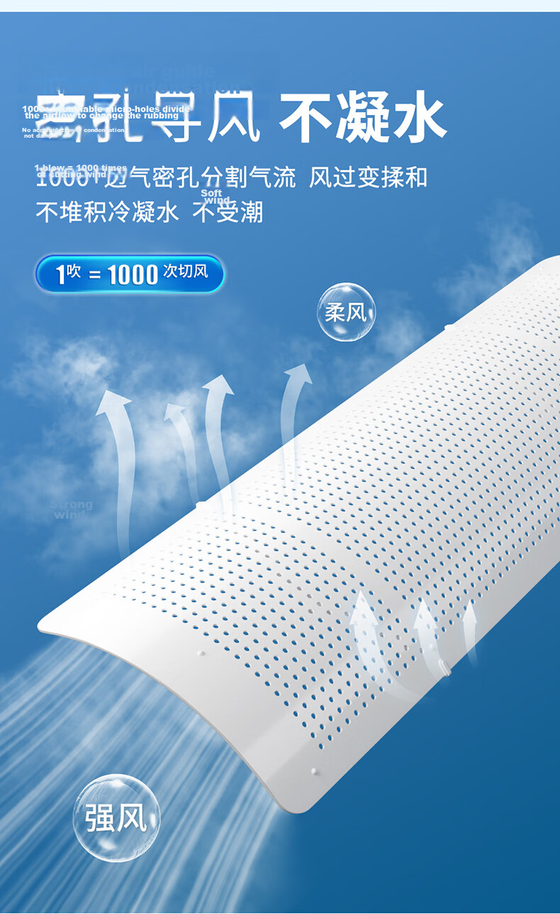 Xiao Huanghou Central Air Conditioner Wind Deflector Shield Cold Air Outlet Cover Guide Plate Universal 55cm Ceiling Cassette Unit 9