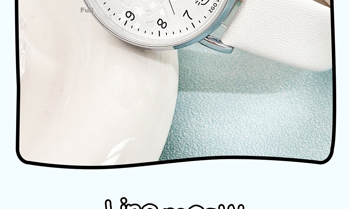 ZGO Hello Kitty Silent Quartz Watch for Girls, Middle and High School Students, Exam Special Time-Only Watch 19