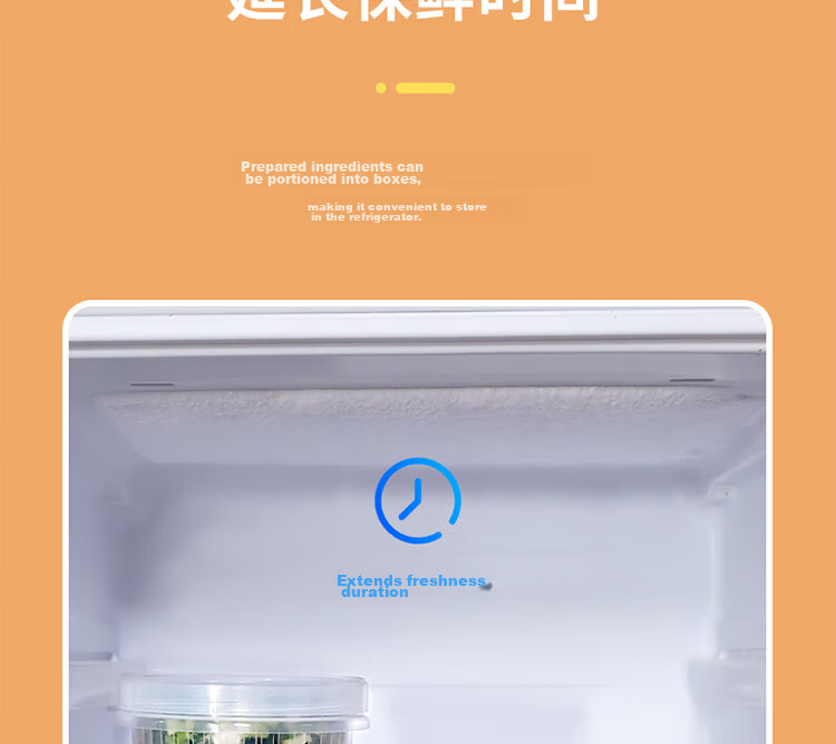 Baijie Round Green Onion Fresh-Keeping Box Onion Ginger Garlic Storage Box Refrigerator Draining Food Prep Box Set of 3 12