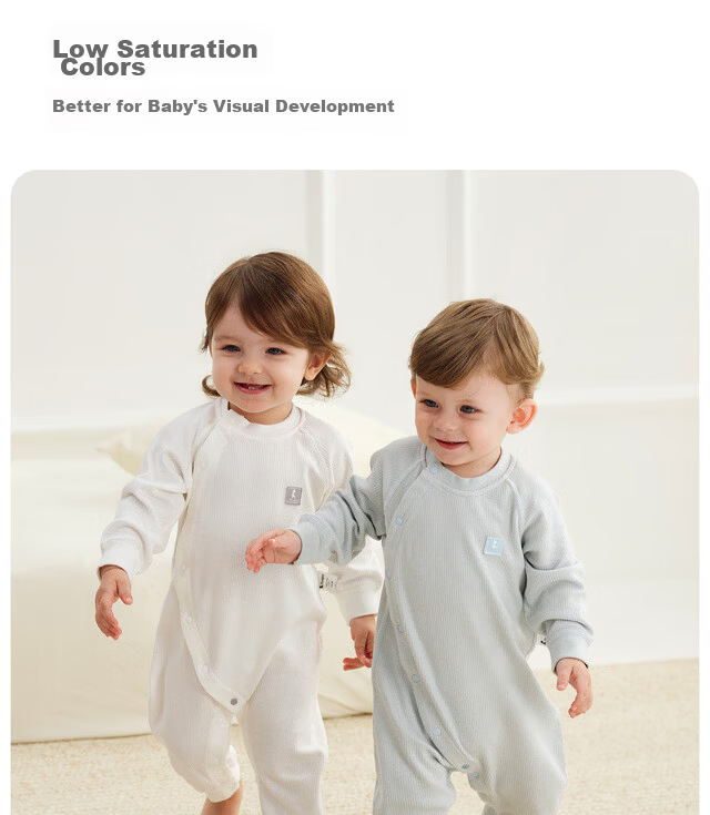 TONGTAI Four Seasons 1-18 Months Baby Clothes Side-Opening Bodysuit TS21J222 Pink 73cm 14