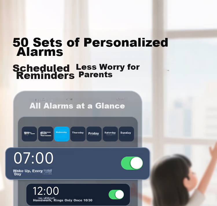 Perfect Score Elementary School Top Student AI Smart Alarm Clock Pro Edition Learning Machine Companion Robot Storytelling Device Birthday Gift for Boys and Girls 21