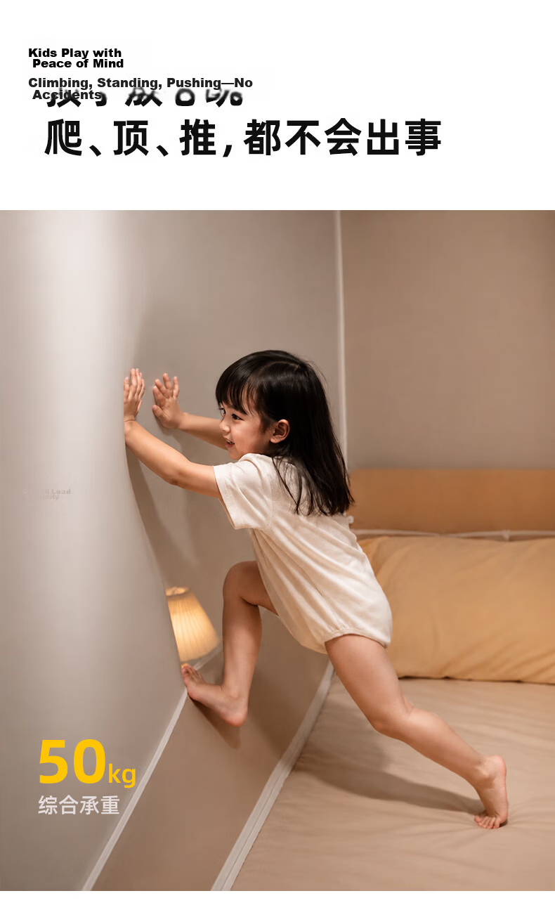 Cottonfaith Class A Antibacterial Baby and Children's Anti-Fall Mosquito Net Frame Home Patterned Three-Door 1.5x2m [Thickened Frame Buckle] 21