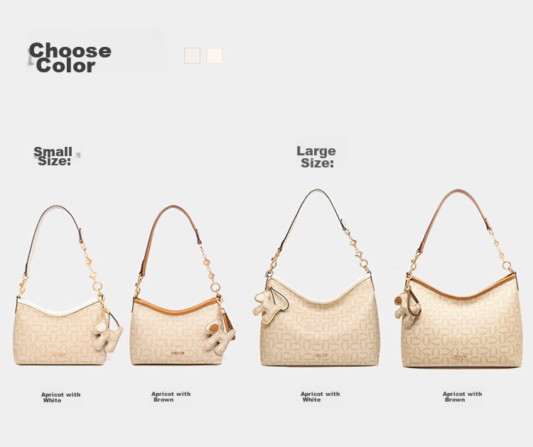 Aokang Women's New Fashion Underarm Bag Commuter Versatile Shoulder Crossbody Bag Birthday Gift High-End Feel for Girlfriend Wife 15