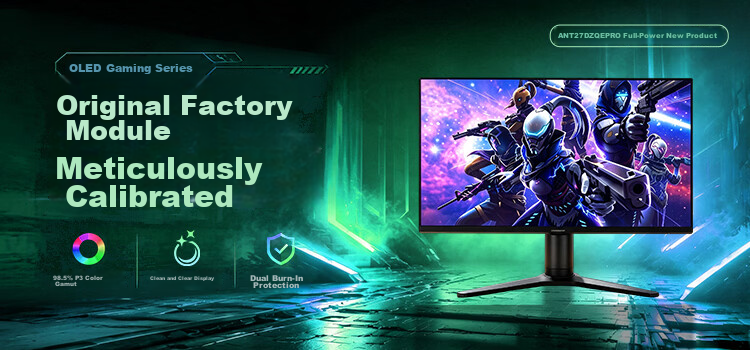 ANTGAMER Ant Esports 26.5-inch 2K 280Hz 4th Gen WOLED Monitor TrueBlack500 99.5% P3 Color Gamut 0.03ms UL Eye Protection Certified ANT272ZQE 1