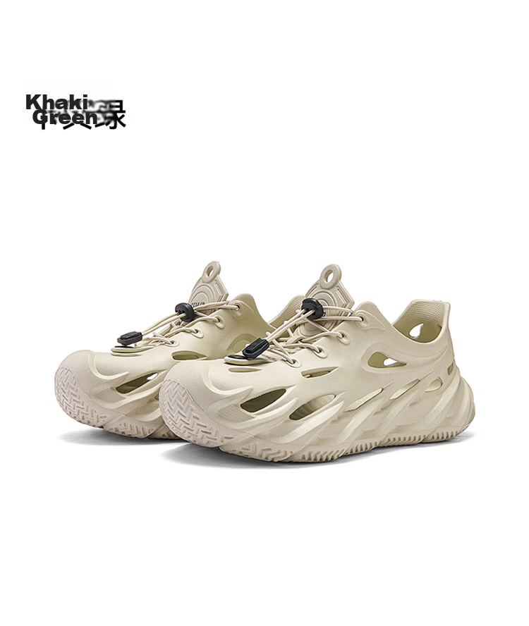 Semir 2026 New Lightweight Breathable Hole Sandals Outdoor Wear Durable Men's Beach Sandals SSM262008 Beige Size 41 19