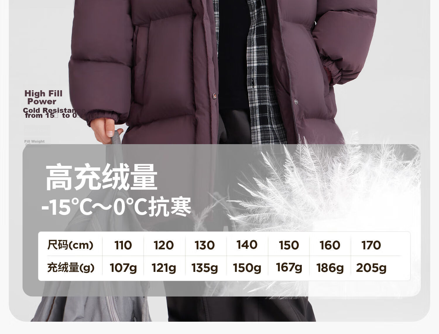 Zuo Xi Boys' Mid-Length Down Jacket Winter Warm Thickened Hooded Coat Red Size 130 New Year Outfit 5