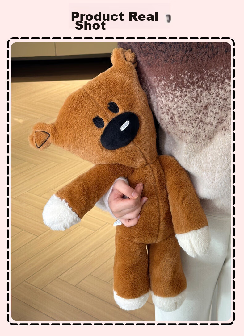 MAILE KID Mr. Bean Little Teddy Bear Plush Pillow Sleeping Stuffed Toy Gift for Girls Unique Premium Confession Birthday Present 11