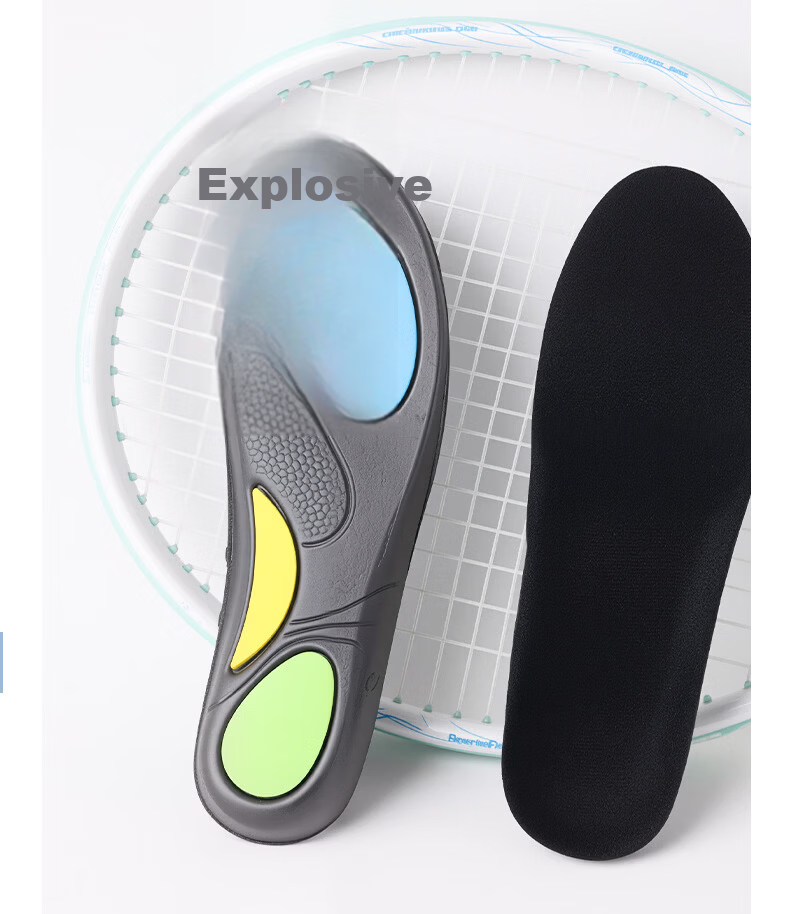 FOOTOPPO Sports Insoles for Men, Ultra-Soft Shock-Absorbing Insoles with Squishy Feel for Military Training, Basketball Shoes, Running Shoes for Men And Wome 23