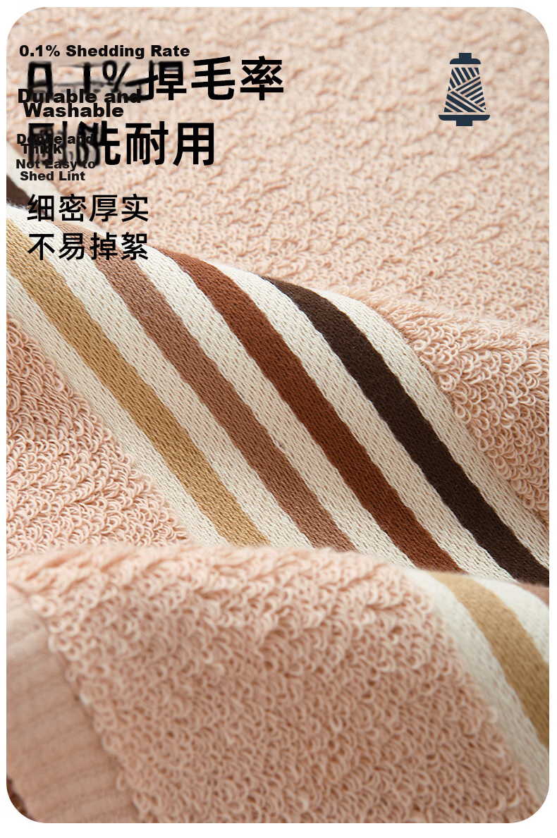 KING SHORE Towel, Thickened Pure Cotton 100%, Face Towel for Washing, Bath Towel, All-Cotton Men's Sports Grade A Hotel Face Towel, 2 Pieces 5