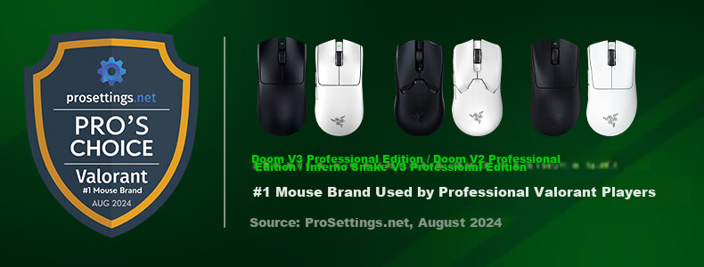 Razer Viper V3 Pro Wireless Mouse Lightweight Right-Handed Ergonomic Design Black (Special Anti-Slip Sticker + Type-C Charging Port) 3